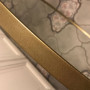 Круглое зеркало в латунной раме Кингхэм в интернет-магазине «Зеркала с подсветкой» фото